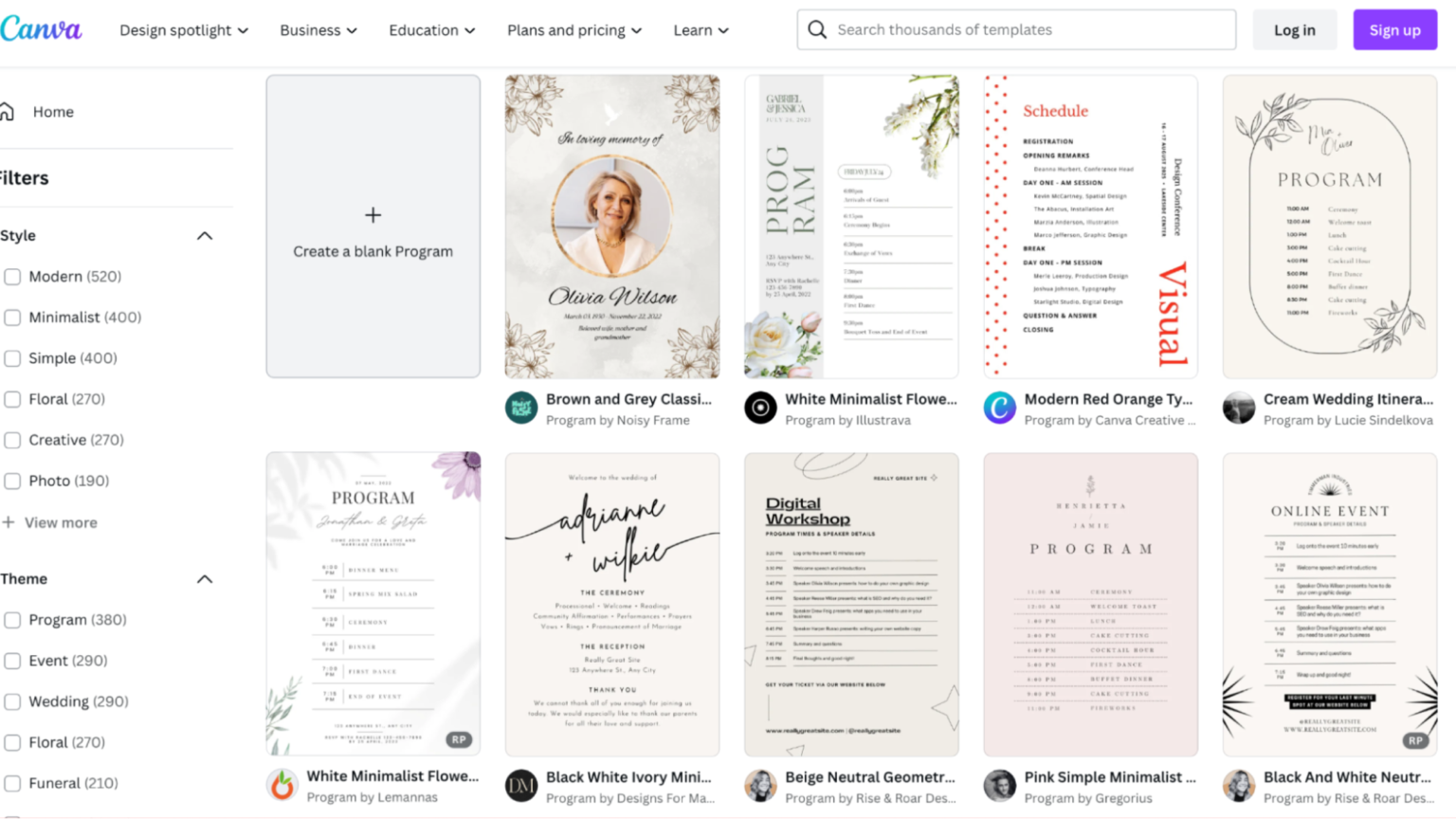 How to Make an Event Program Quickly (Free Template)