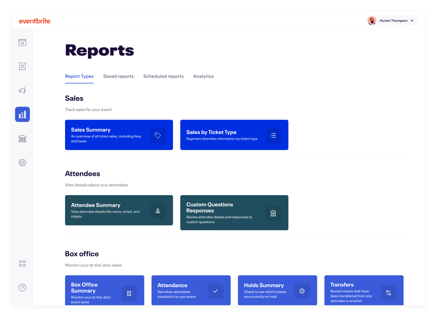 Reports Workspace