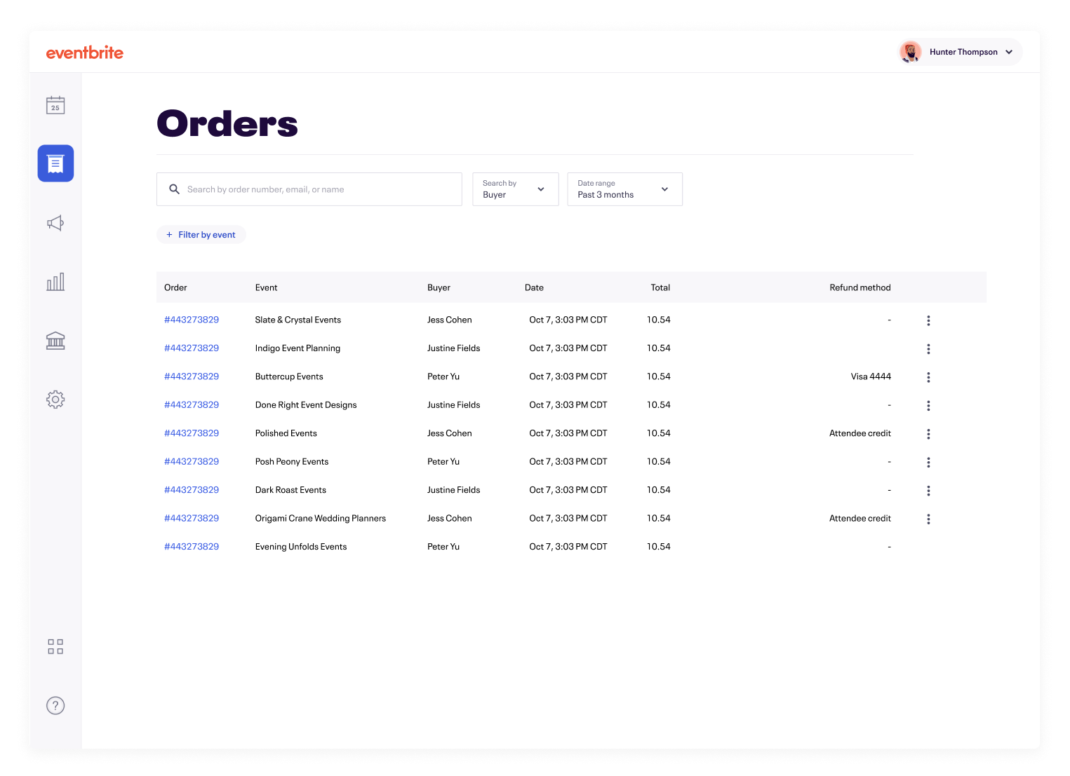 Orders Workspace