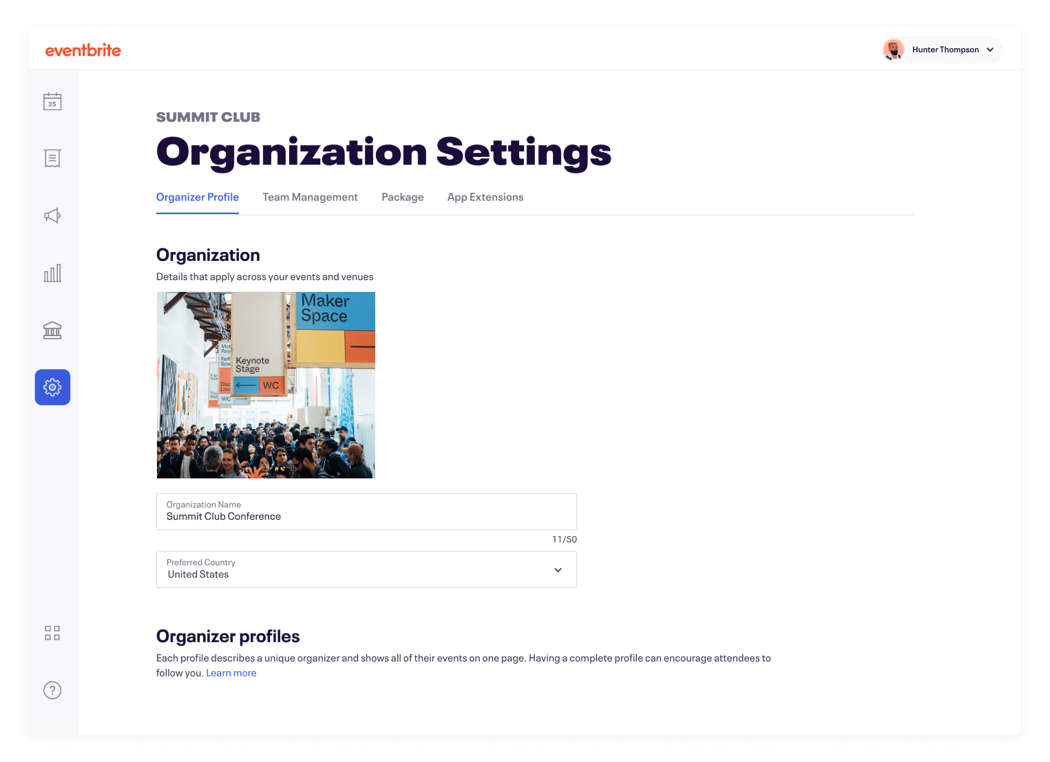 Organization Workspace