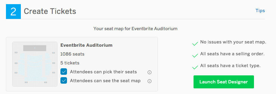 Pick a seat - Getting Started