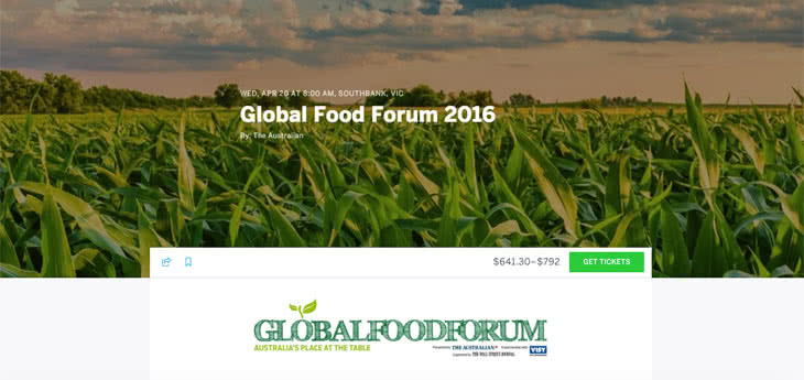 Eventbrite Pages - Global Food