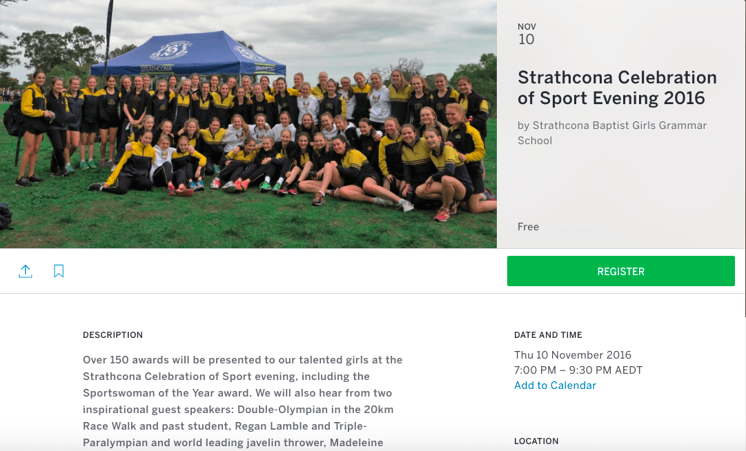 Ticketing for free school events