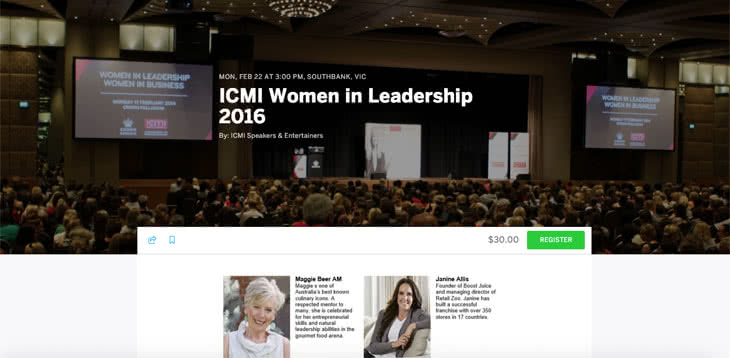 Eventbrite Pages - Women's Conference