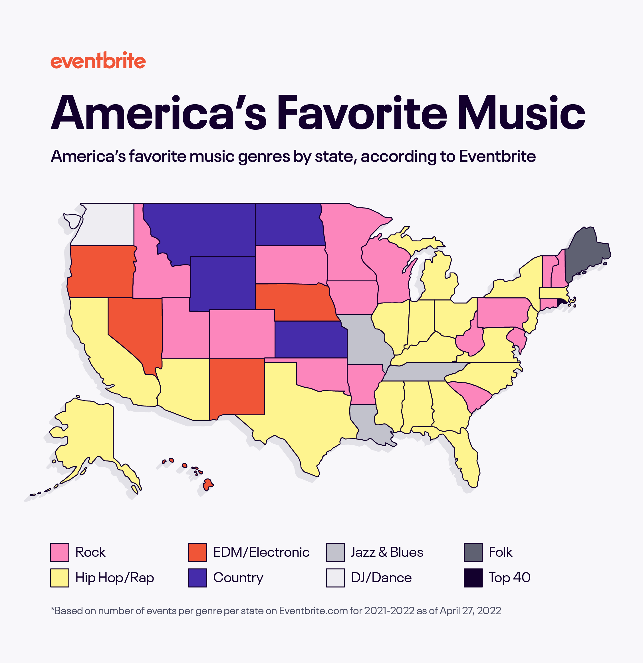 This Map Shows The Most Popular Music Genres By State vrogue.co