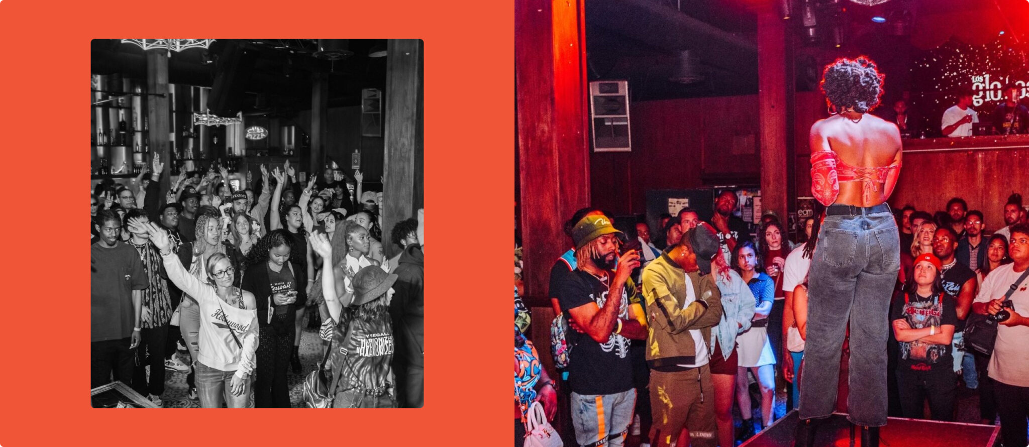 Performers at a Something Dope for the People open mic