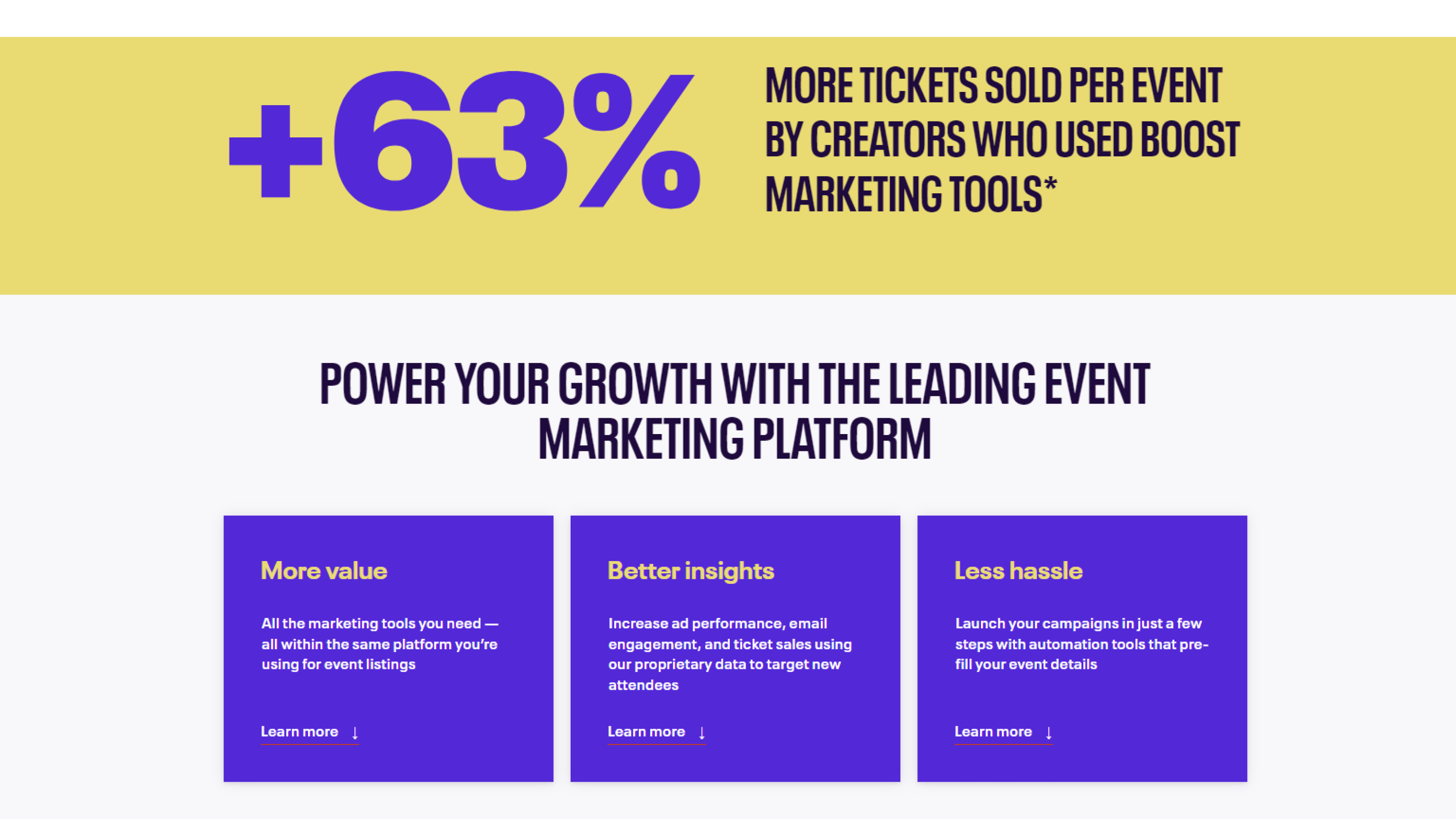 Eventbrite marketing platform screenshot