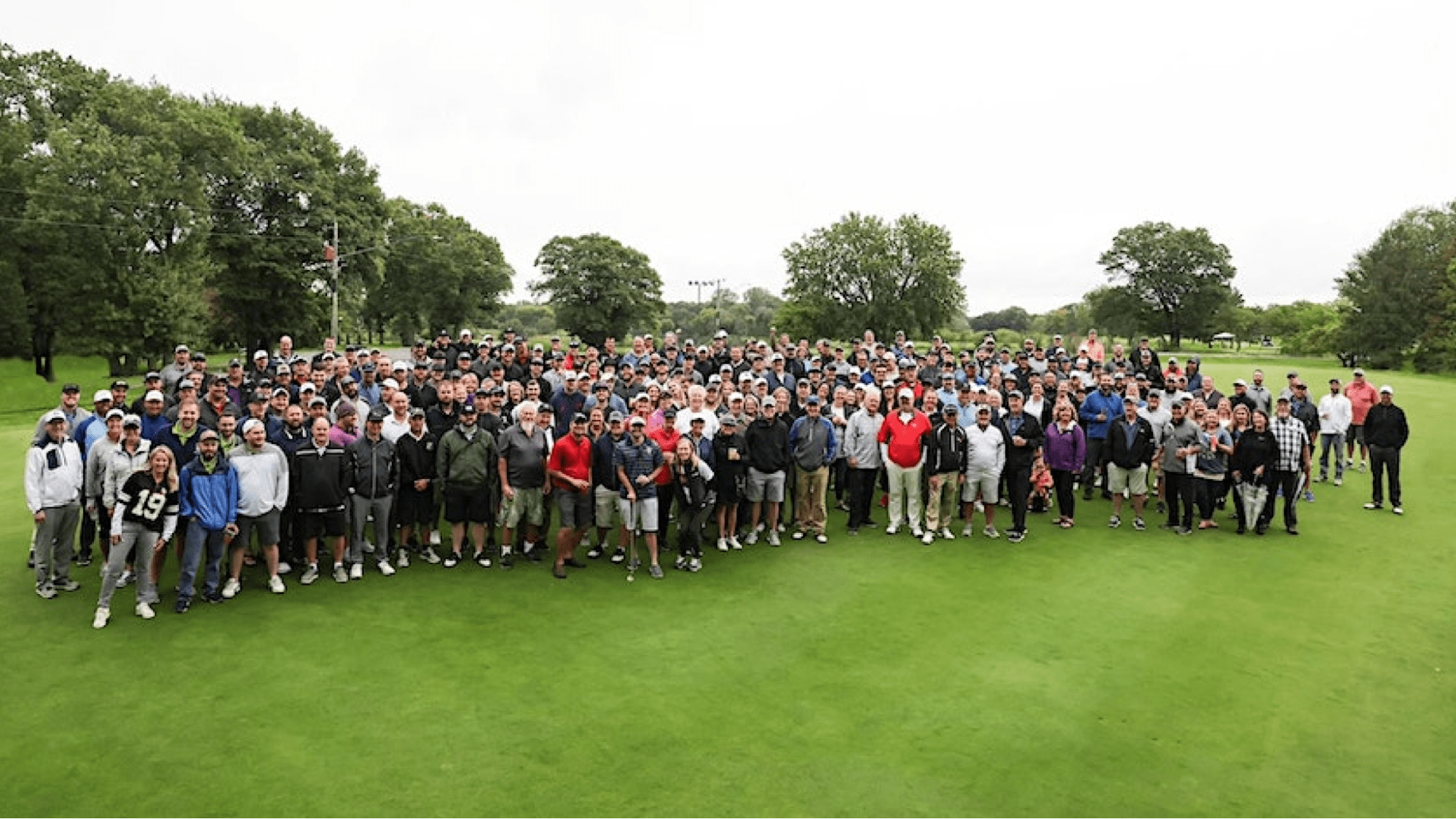 Don Hall Memorial Golf Tournament group photo
