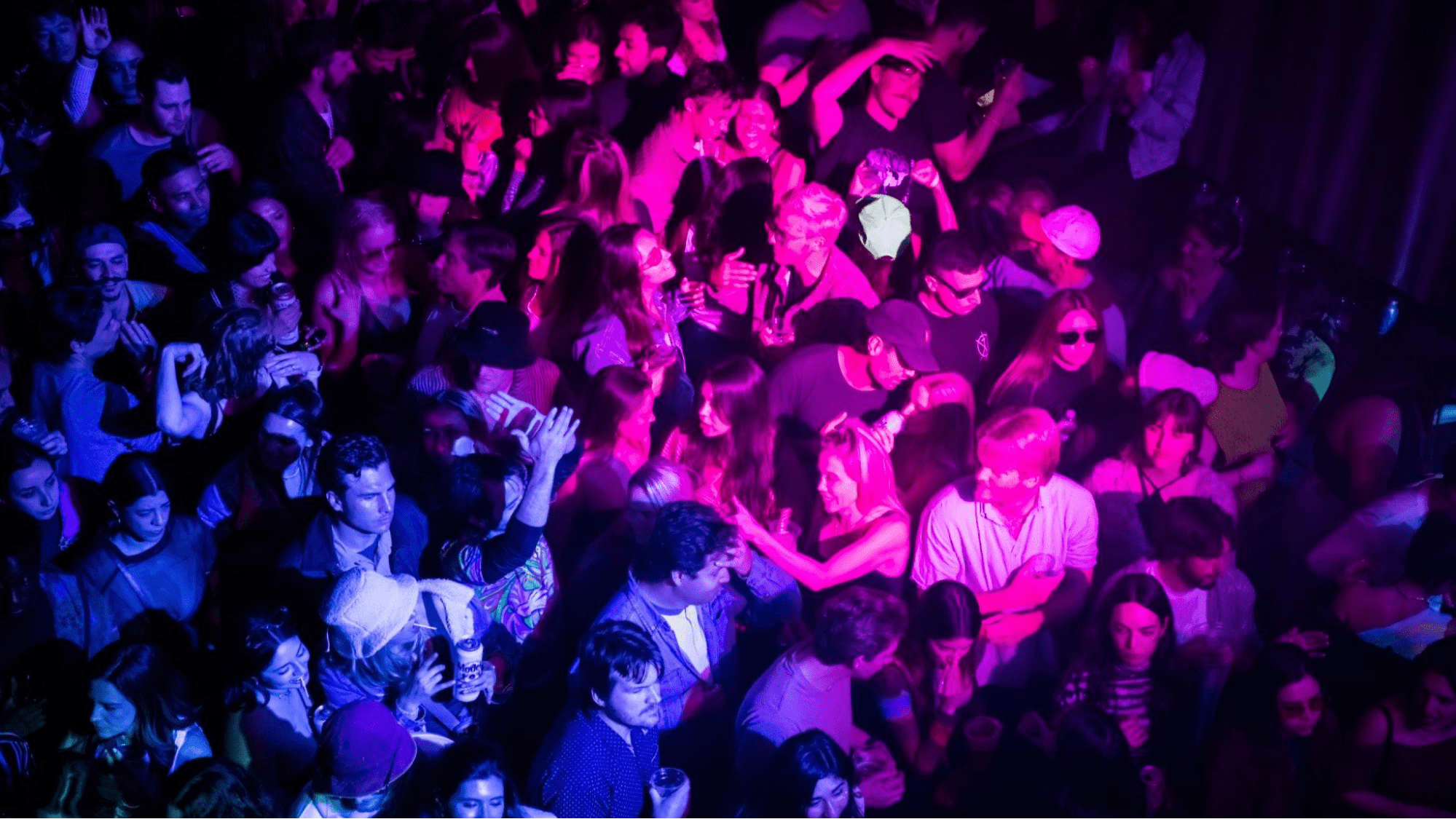 People dancing at a club