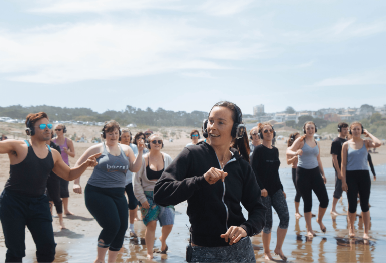 sports event marketing at a beach event.