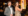 Two party guests pose for selfie dressed in 1920s attire