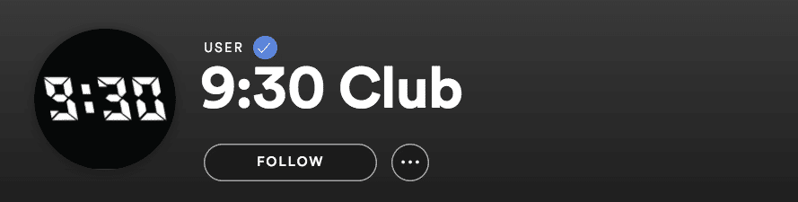 venues on spotify