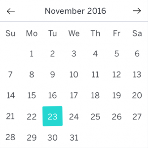 Eventbrite Design System Calendar